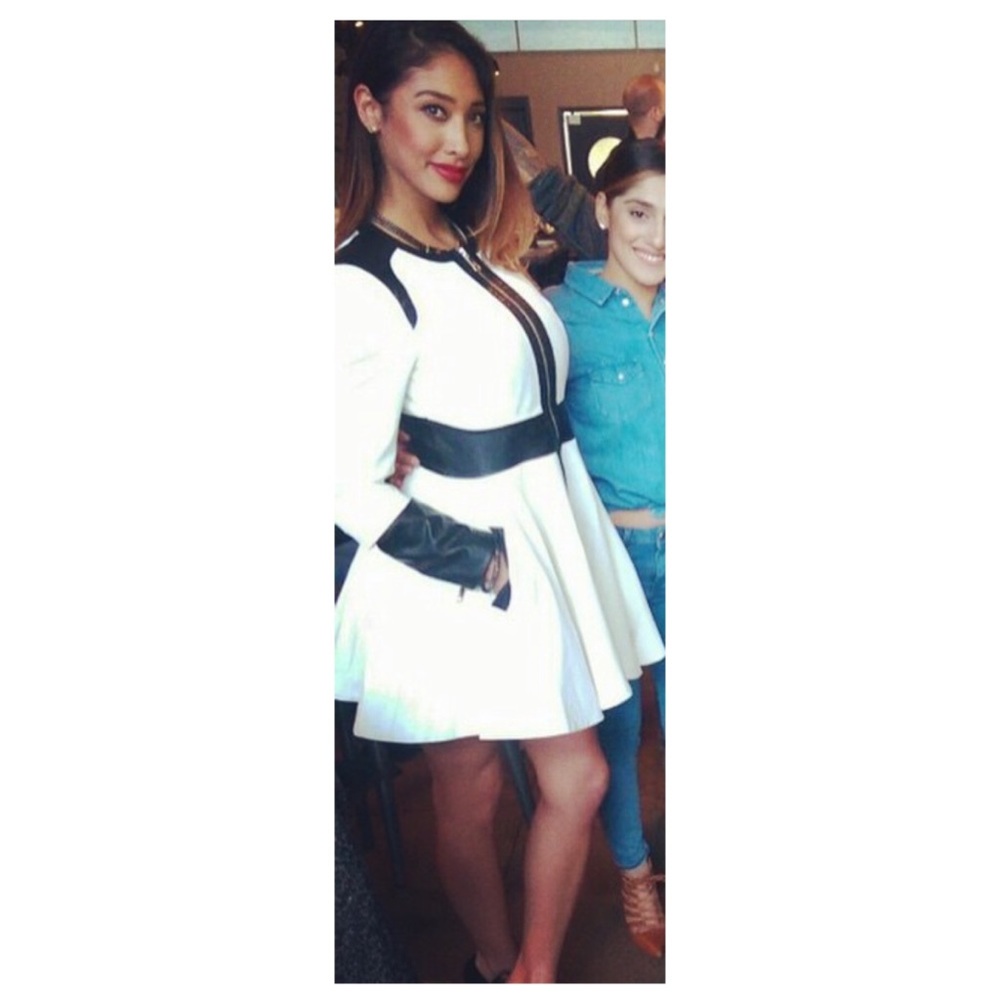 Bebe peplum dress coat